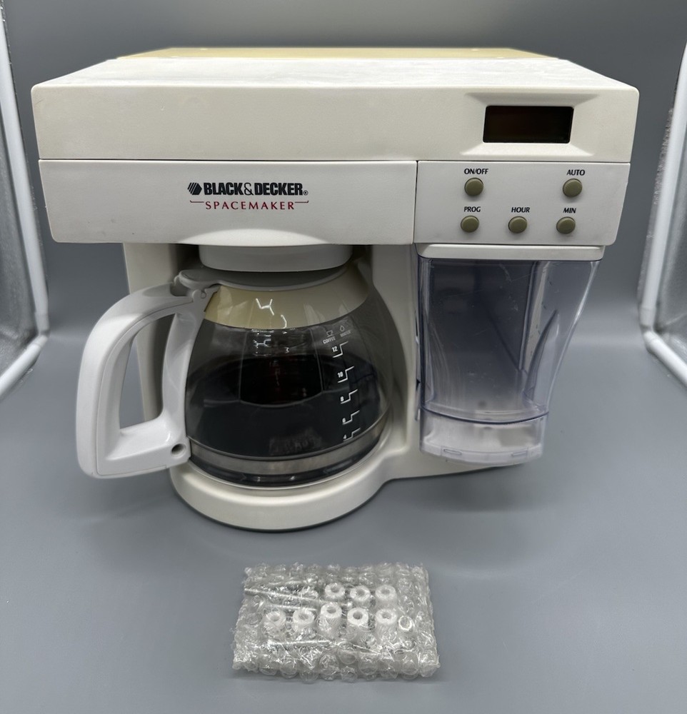 Black & Decker ODC440 Under Cabinet Spacemaker White Coffee Maker 12 Cup