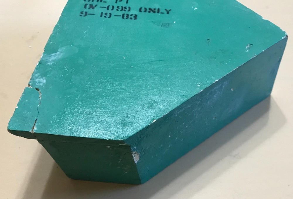 NASA Space Shuttle Fit Check Tile, Challenger OV 099 Only Left Wing Lower