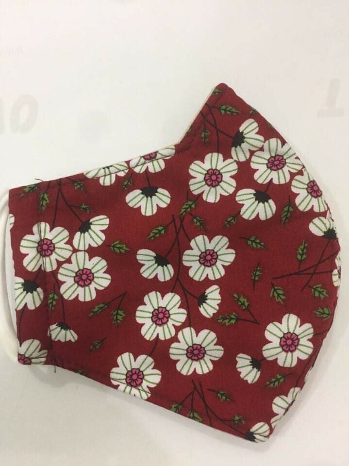 COTTON FACE MASK-WASHABLE, REUSABLE, BREATHABLE