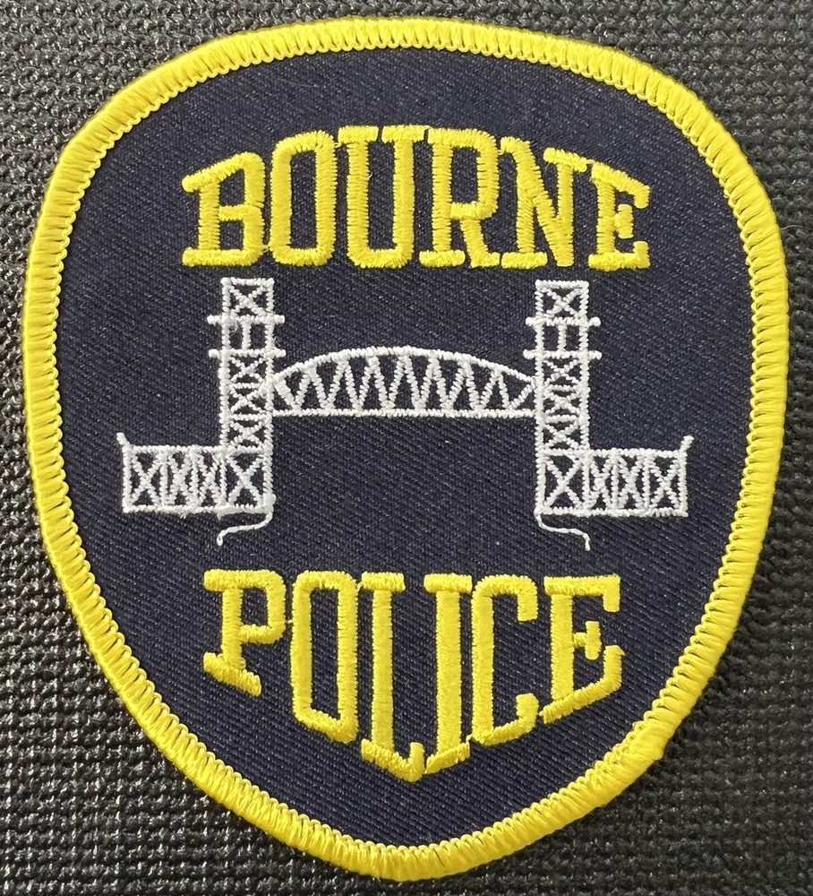 Bourne, Massachusetts Police Uniform Shoulder Patch.