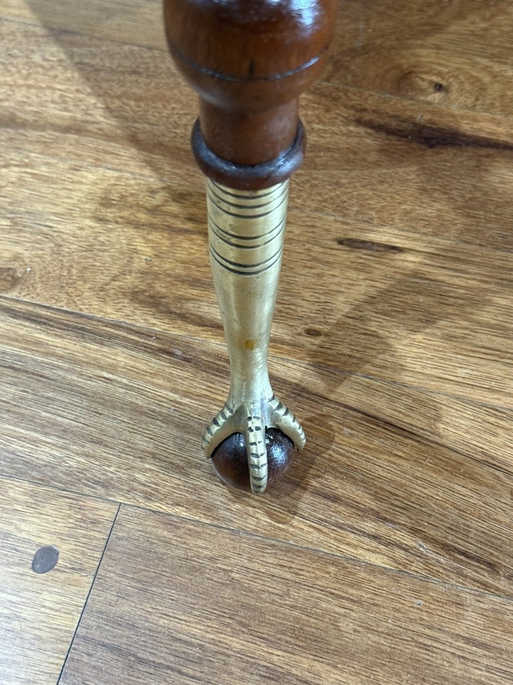 Walnut Eastlake Side Table, Solid walnut, Recently Restored. Intricate Carvings.