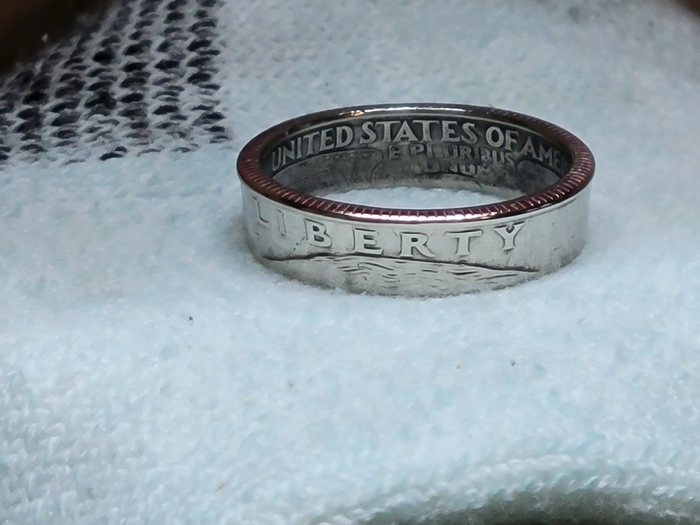 1997 - Size 11 Dated Quarter Coin Ring