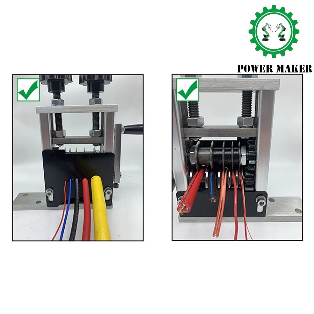 Copper/Aluminum Wire Stripper Electric Manual Multihole Waste Wire Stripper