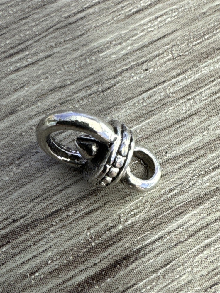 Jewelry Finding Silver Tone Bails Bales 50 Pieces