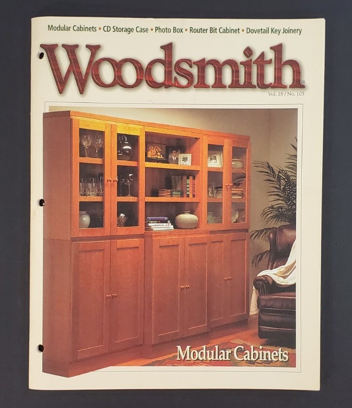 Woodsmith Woodworking Farmhouse Style Modular Cabinets Instruction Project Book