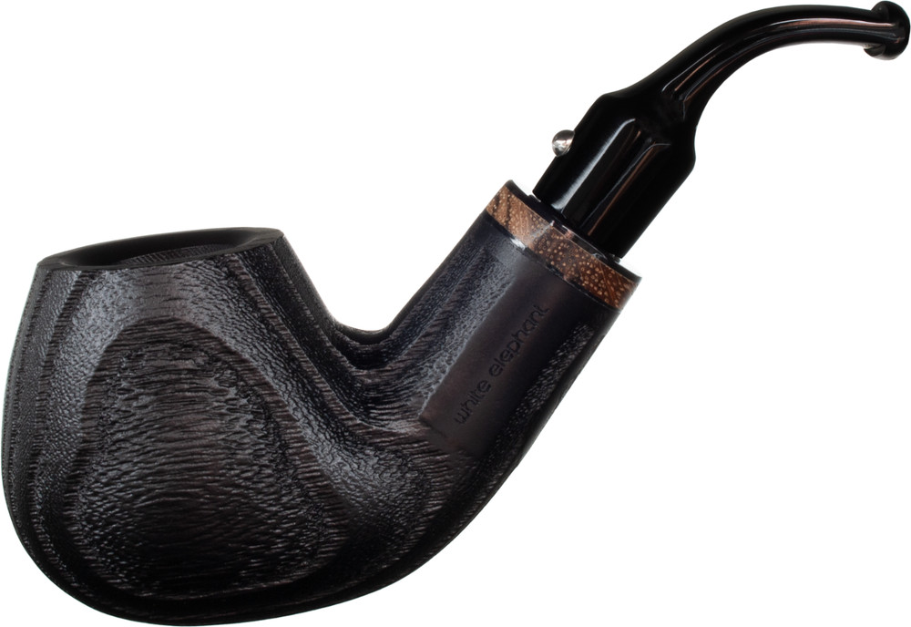 WHITE ELEPHANT CAMEROON 1 PIPE ** w. NEW MATERIAL: GRAPHITE INLAY ** GERMAN-MADE