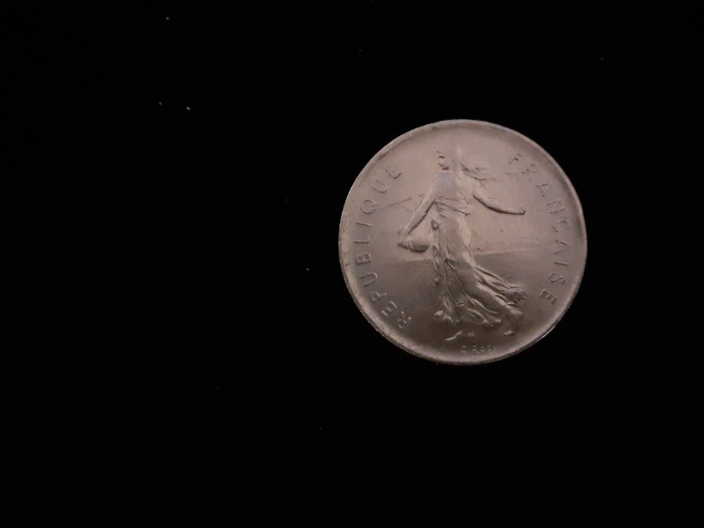 republique francaise 5 francs 1971