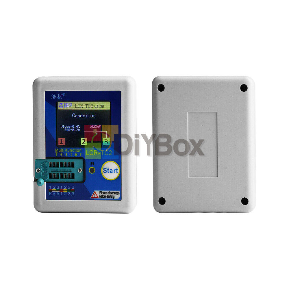 Upgrade LCR-TC1 LCR-TC2 Transistor Tester ESR Capacitance Meter Electronic
