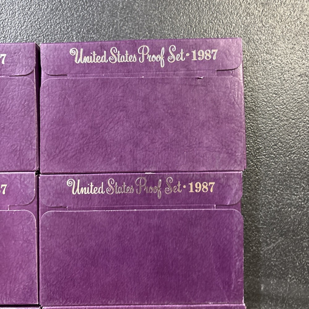 1987-S Clad Proof Sets LOT OF 10