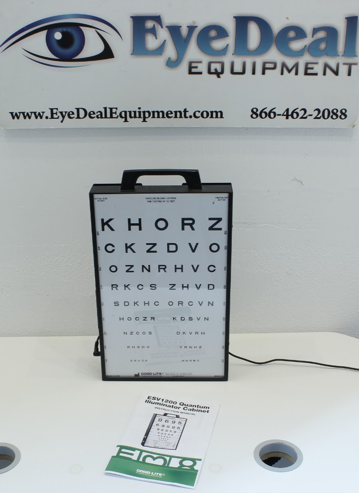 ESV 1200 illuminated acuity chart