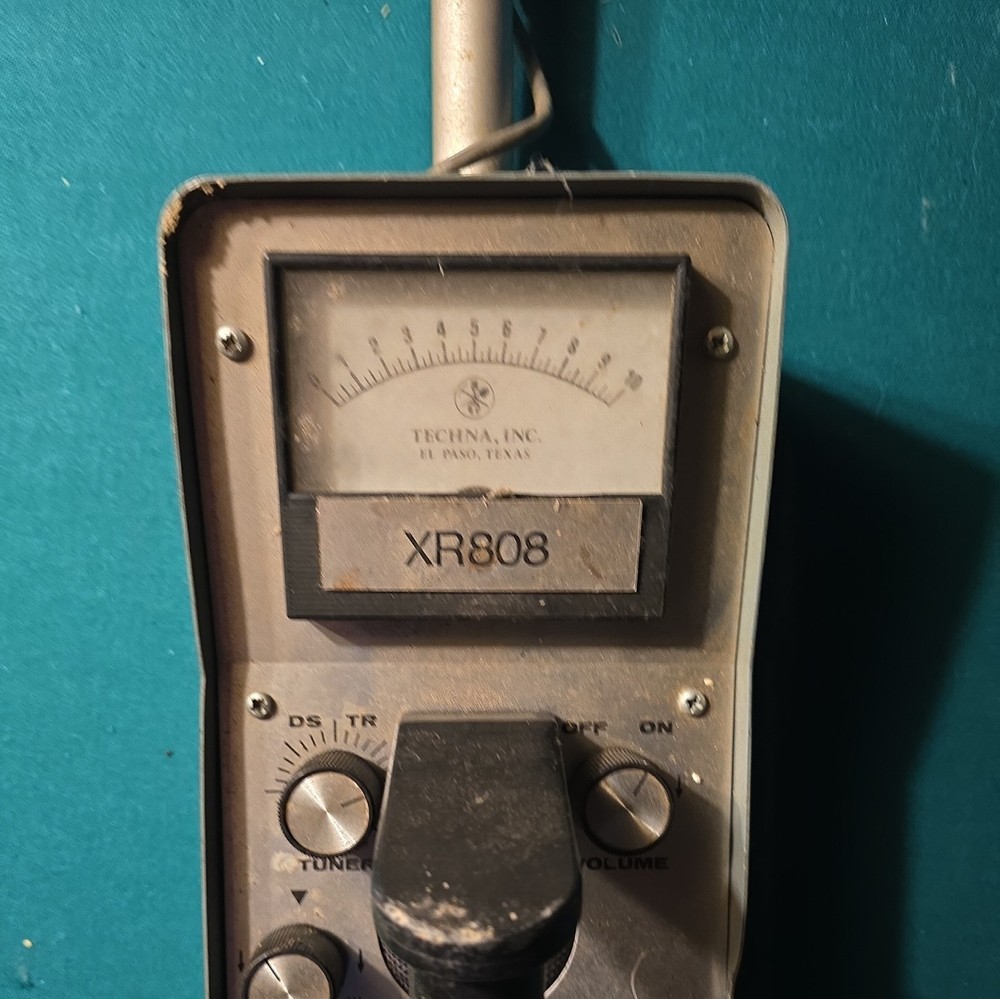 Vintage Techna XR808 Metal Detector Smart Tracker Treasure Finder