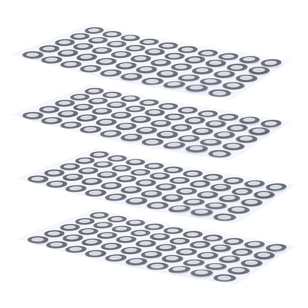 500Pcs Scanning Marker 6mm ID 10mm OD Reference Point Diffuse Reflection Part