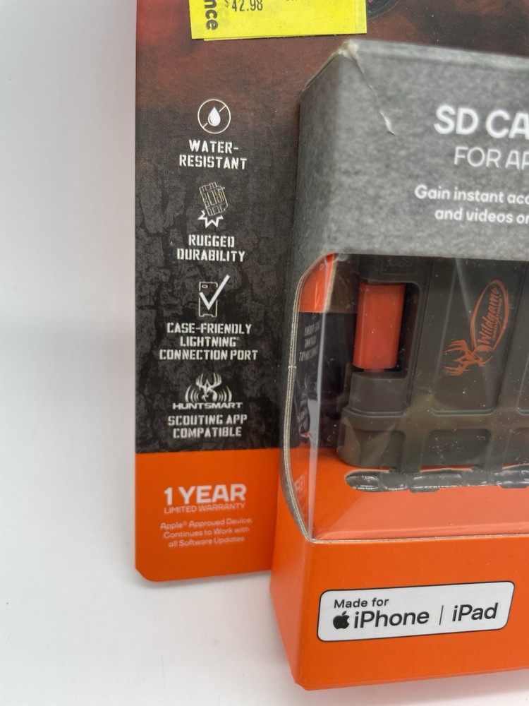 NIB Wildgame Innovations Android SD Card Reader for Game or Trail Cameras