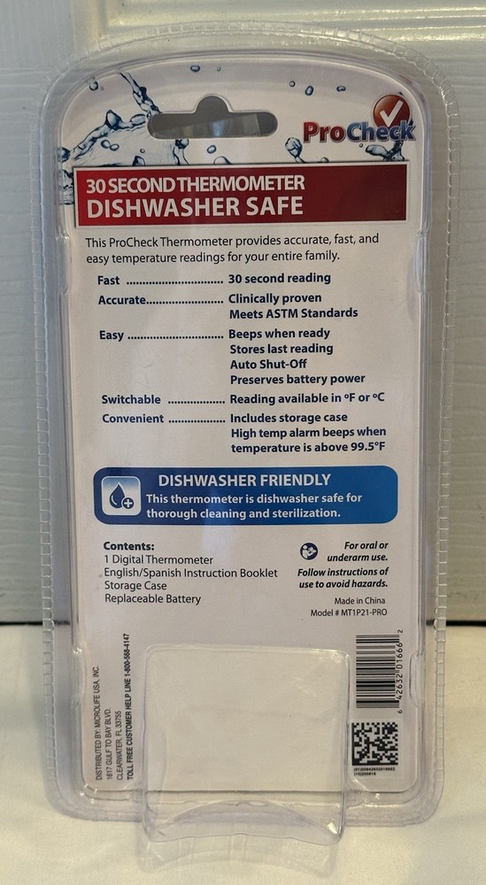 ProCheck 30 Second Digital Thermometer NEW