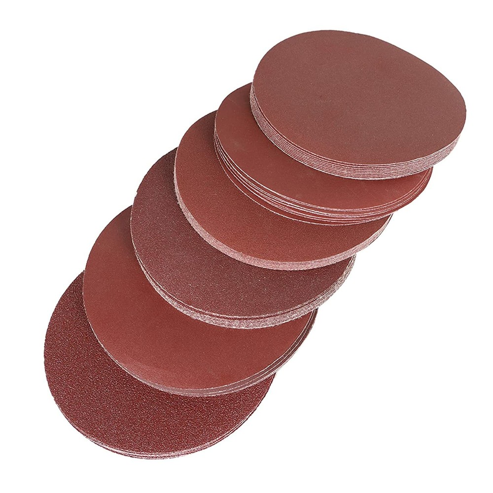 100PCS 6 inch Hook Loop Sanding Discs 2000 Grit Orbital DA Sander Paper Pads