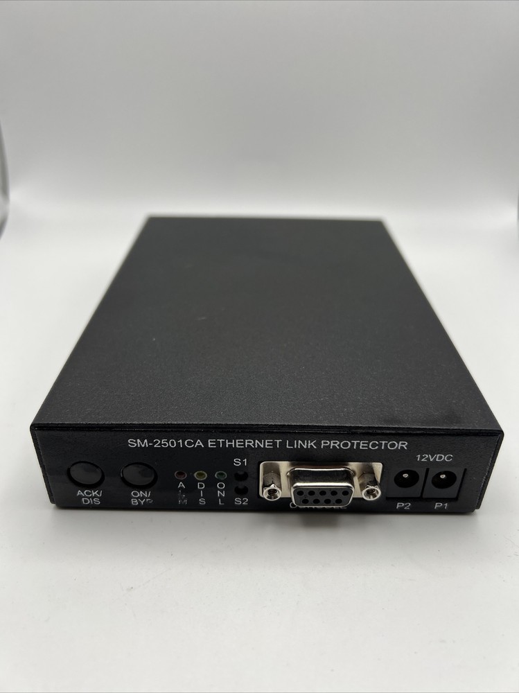 Shore Microsystems Ethernet Link Protector SM-2501CA No Power Cord or Accessorie