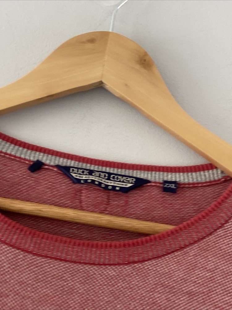 Duck & Cover Jumper 2xl Red Men’s Pullover