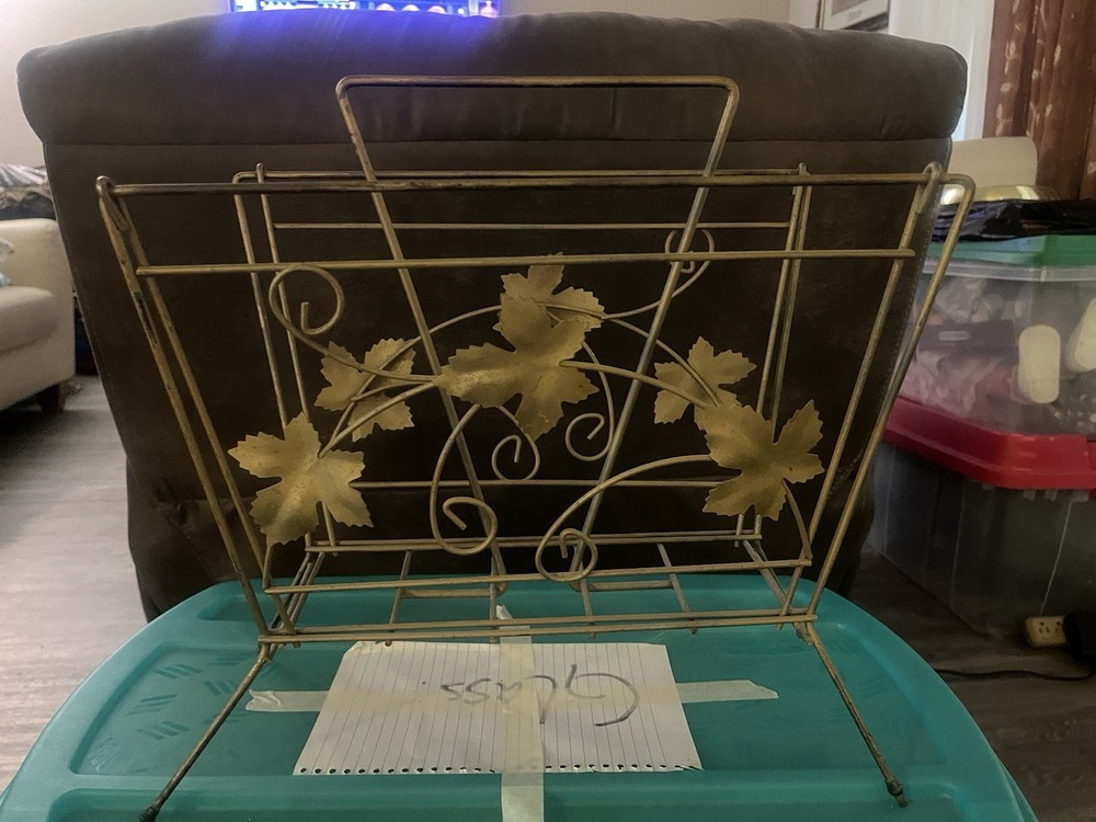 MCM Metal Magazine Rack