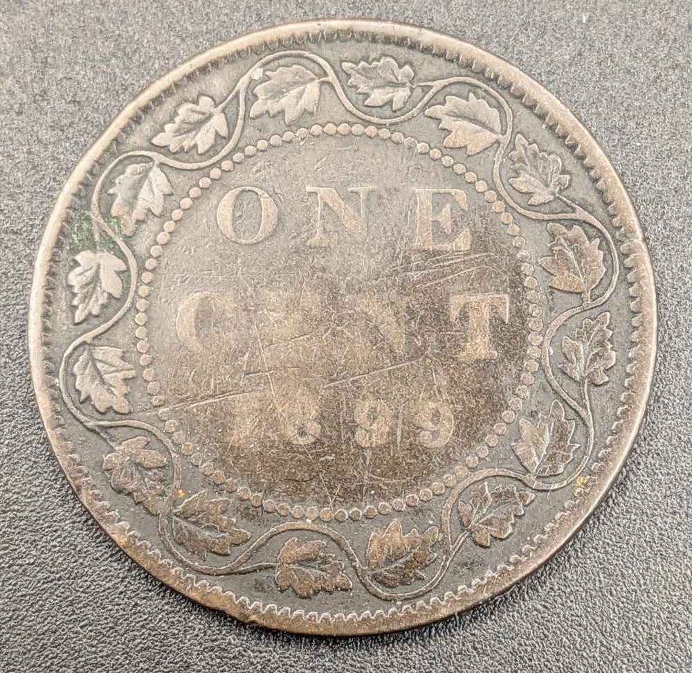 1899🇨🇦 Canada Victoria Large One Cent - Penny
