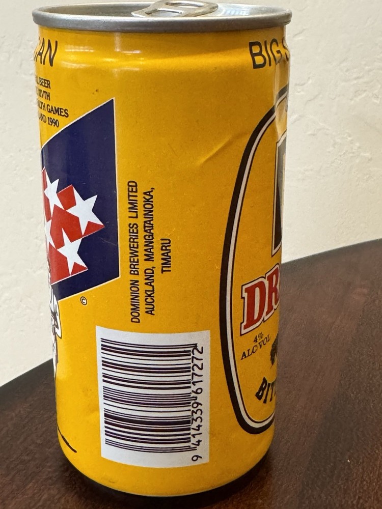 DB Draught Bitter - Runners - Commonwealth Games - Empty Beer Can Top-opened