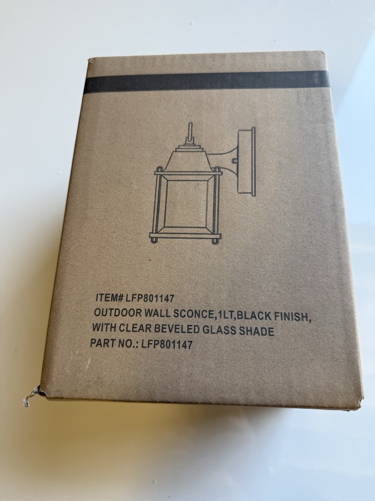 Wall Lantern Lamp Light 8” tall LFP801147