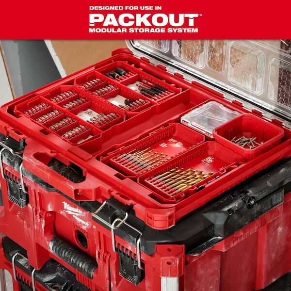 Milwaukee Tool 48-89-1105 Thunderbolt Titanium-Coated Drill Bit Set, 20-Piece