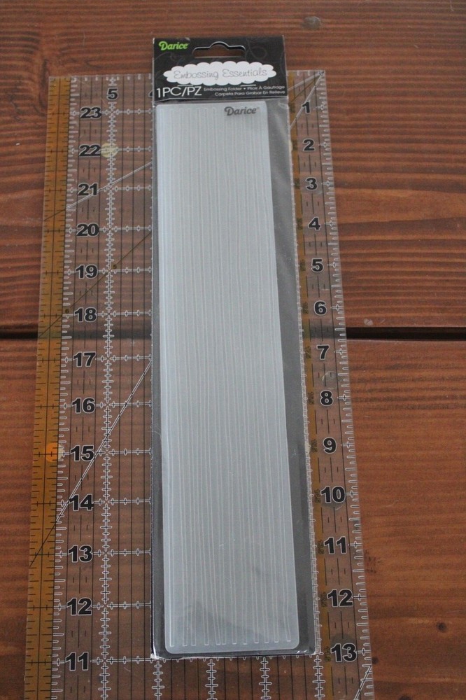DARICE EMBOSSING ESSENTIALS FOLDER Long Strip TRUNKS Tree Background 12" x 2.5"
