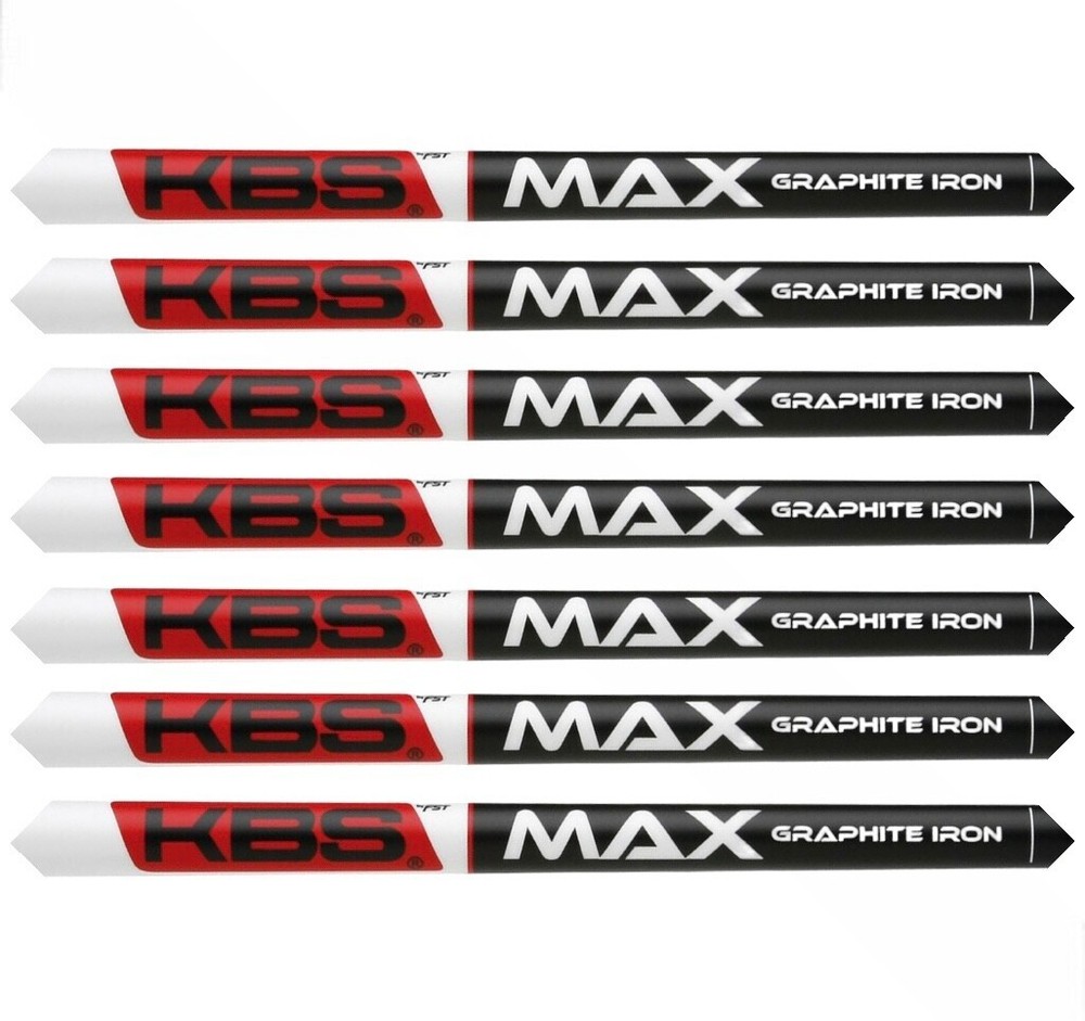 KBS Max .355" Graphite Iron Golf Club Shafts BUNDLE Sets