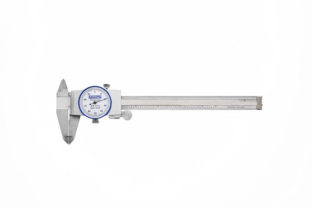 Fowler 52-008-706-0 Shockproof Dial Caliper with 6" Range