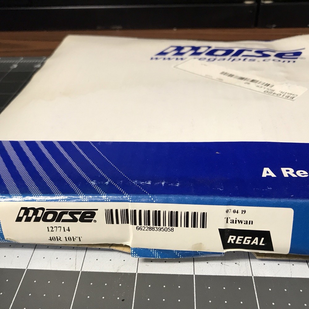 MORSE RIVETED ROLLER CHAIN 10FT 40R 127714 (LA29Q)