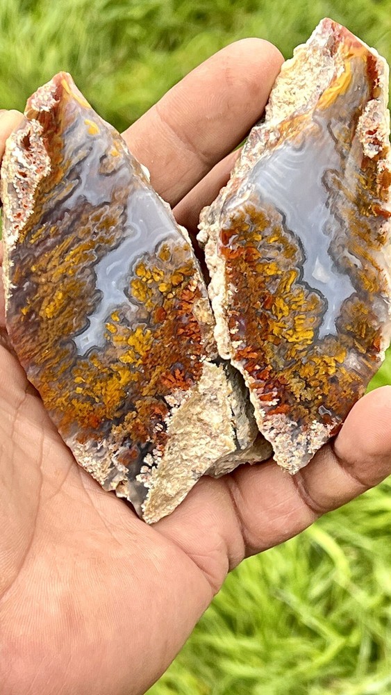 Natural Plume Agate Rock,100% Natural,Agate Specimen.