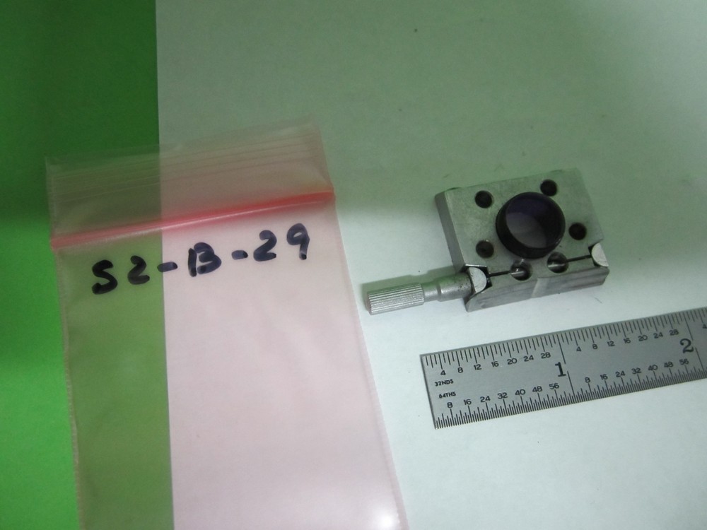 MICROSCOPE PART REICHERT AUSTRIA QUARTER WAVE SLIDE OPTICS AS IS BIN#S2-B-29