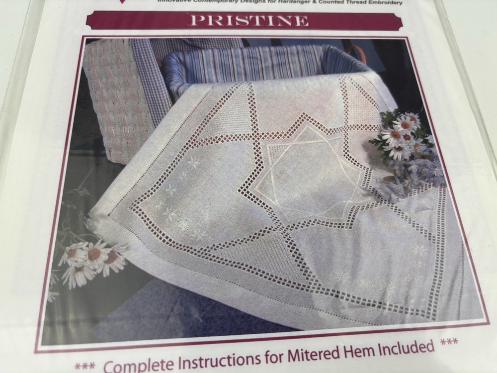Cindy Valentine Designs Pristine Hardanger Needlepoint Pattern 7S
