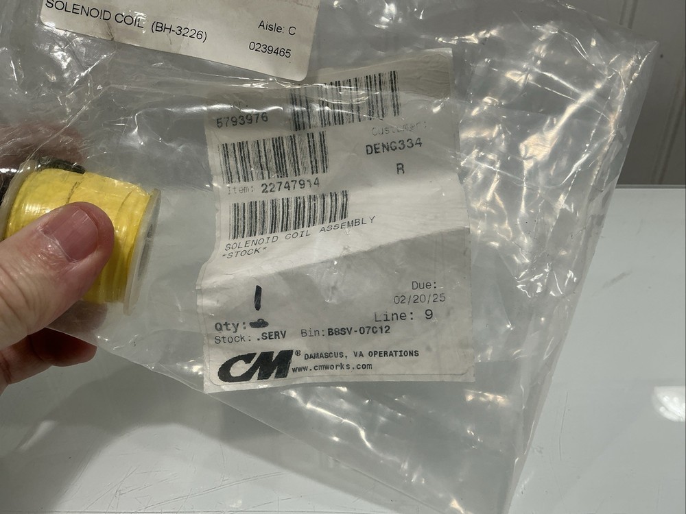 CM Solenoid Coil Assembly 22747914