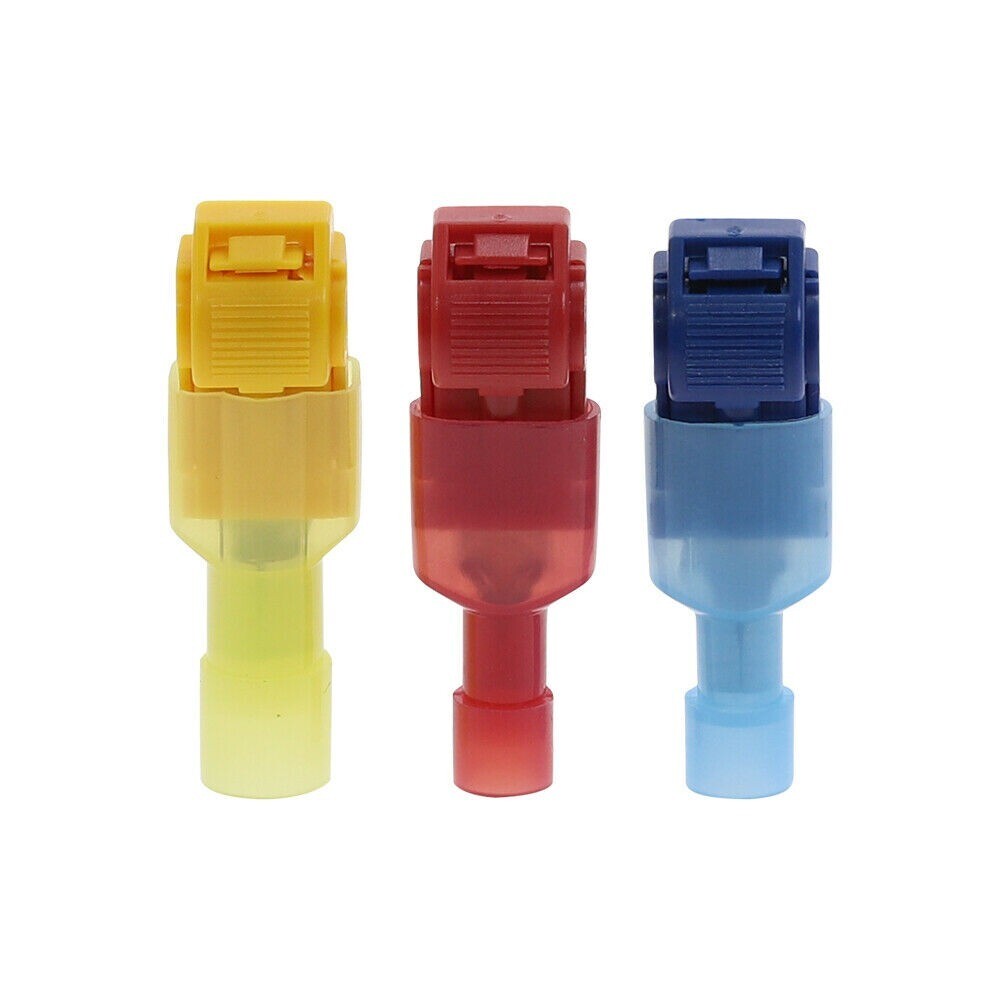 480Pcs Insulated T-Taps Quick Splice Crimp Terminals Electrical Wire Connectors