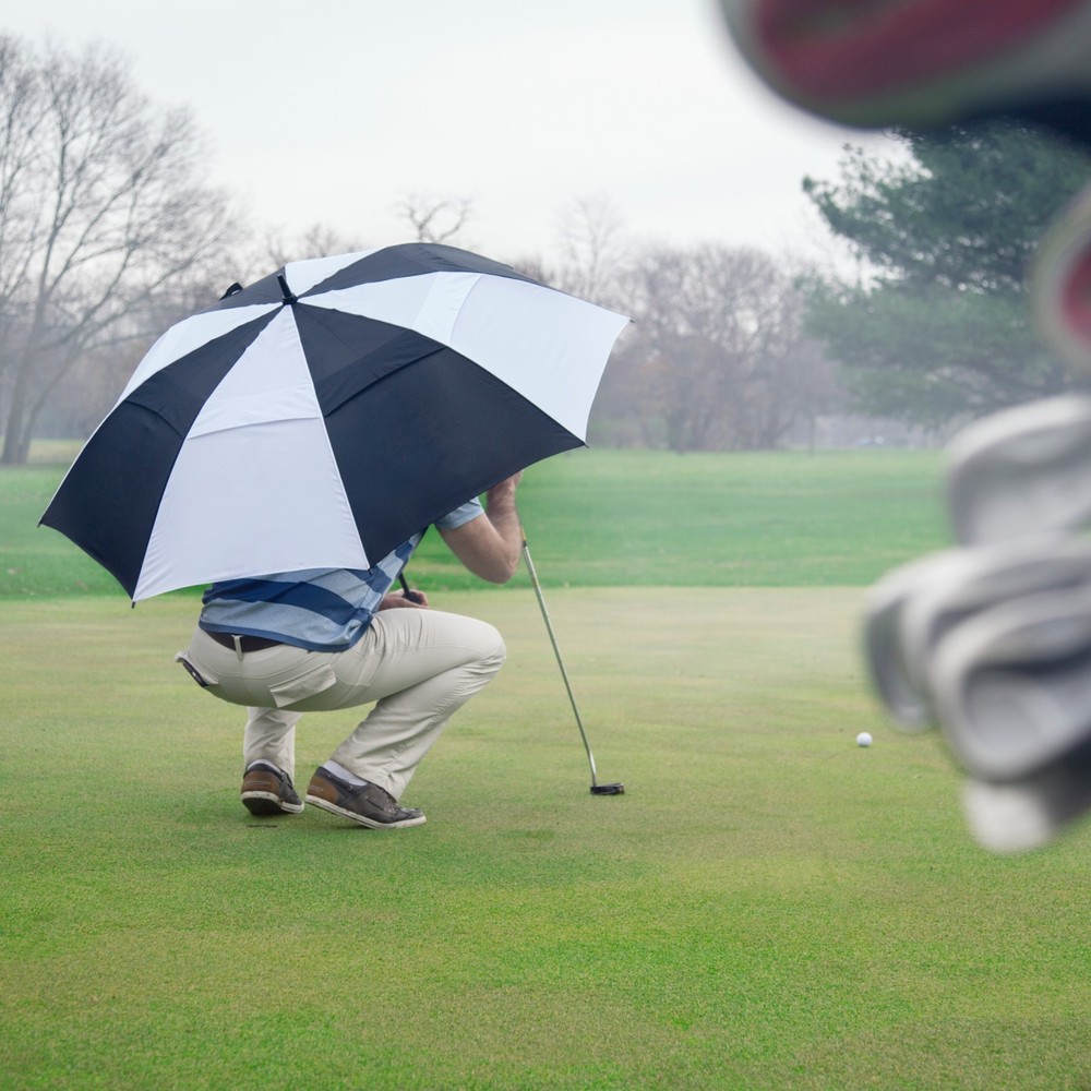 Third Floor Umbrellas 62 Inch Automatic Open Golf Umbrella - Large Vented Canopy