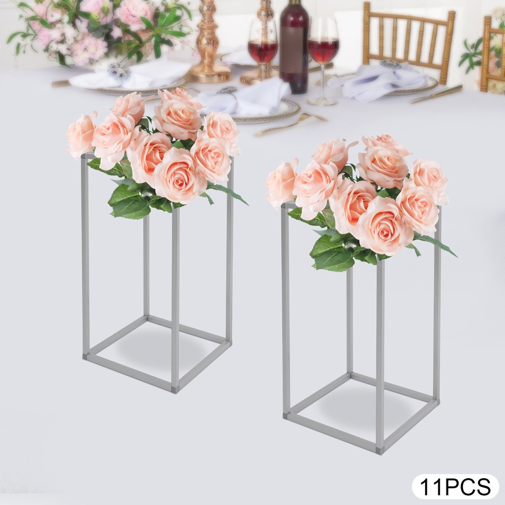 11 Pcs Rectangular Wedding Display Rack Flower Holder for Wedding Decorations