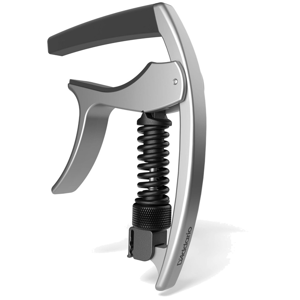 Silver Guitar Capo - Micrometer Adjustment