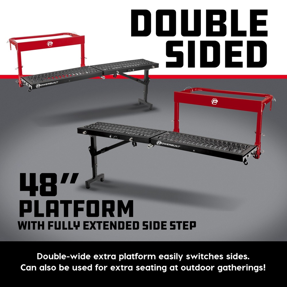 Powerbuilt Double Platform Truck/SUV Tire Step - 941916ECE