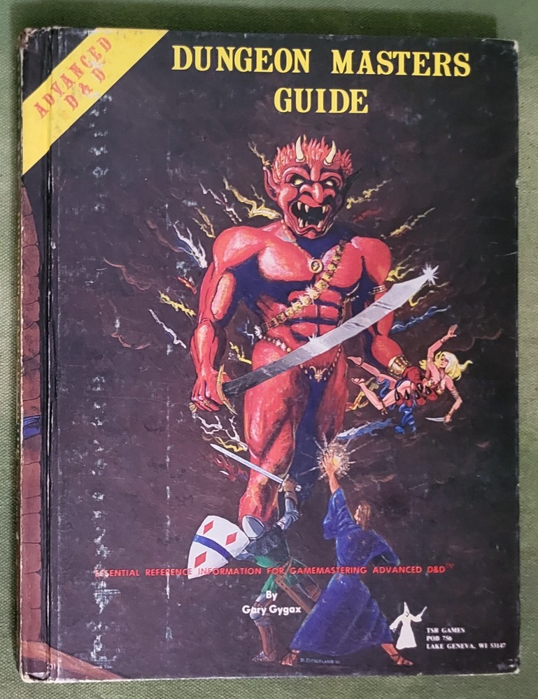 Dungeon Masters Guide 1st edition Advanced Dungeons & Dragons 5th Printing 1979