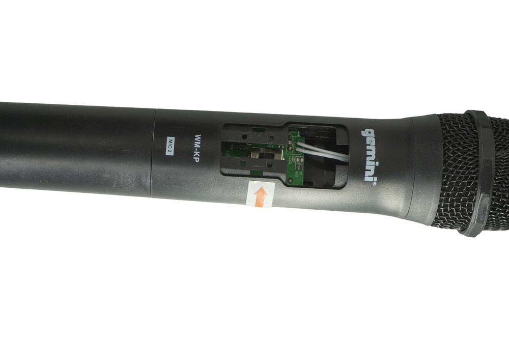 Gemini Party Caster Mini Karaoke System With Handheld Wireless Microphone