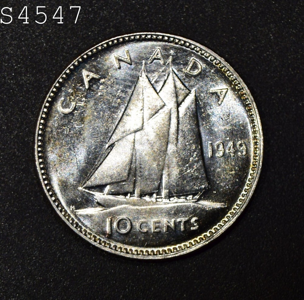 1949 Canada Silver Dime "Choice BU"