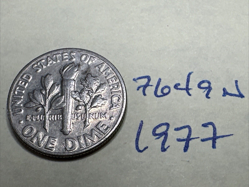 1977 Roosevelt Dime nice 10C 7649N