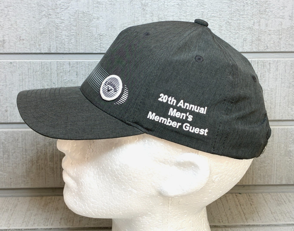 CALLAWAY Golf Cap Hat CA#55666 ~ Polyester/Spandex ~ Grey ~ Adjustable Snapback