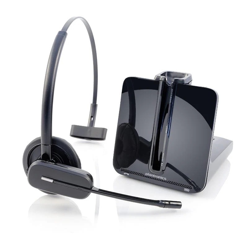 Plantronics CS540 Wireless Headset + Base - Office Headset – Tested Dect 6.0