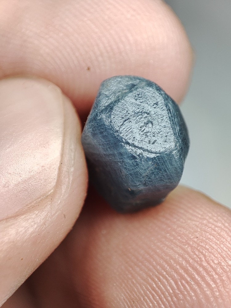 Rough Sapphire crystals , Having Good Luster & Nice Color.