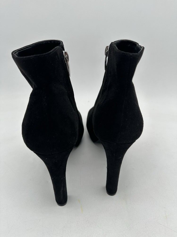 Nine West Glowup Platform Booties Size 10 Black