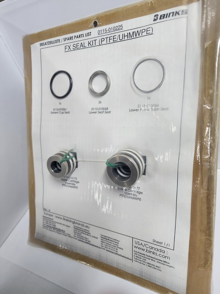 Binks 0115-010225 FX Seal kit