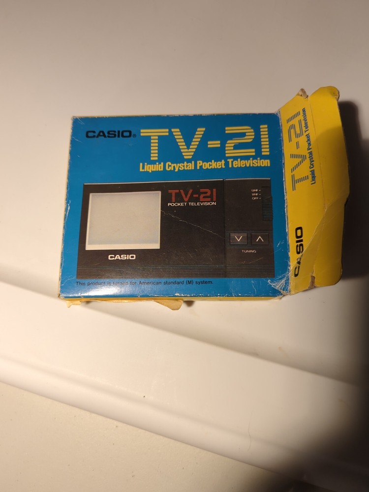 Casio TV-21 liquid crystal Pocket television