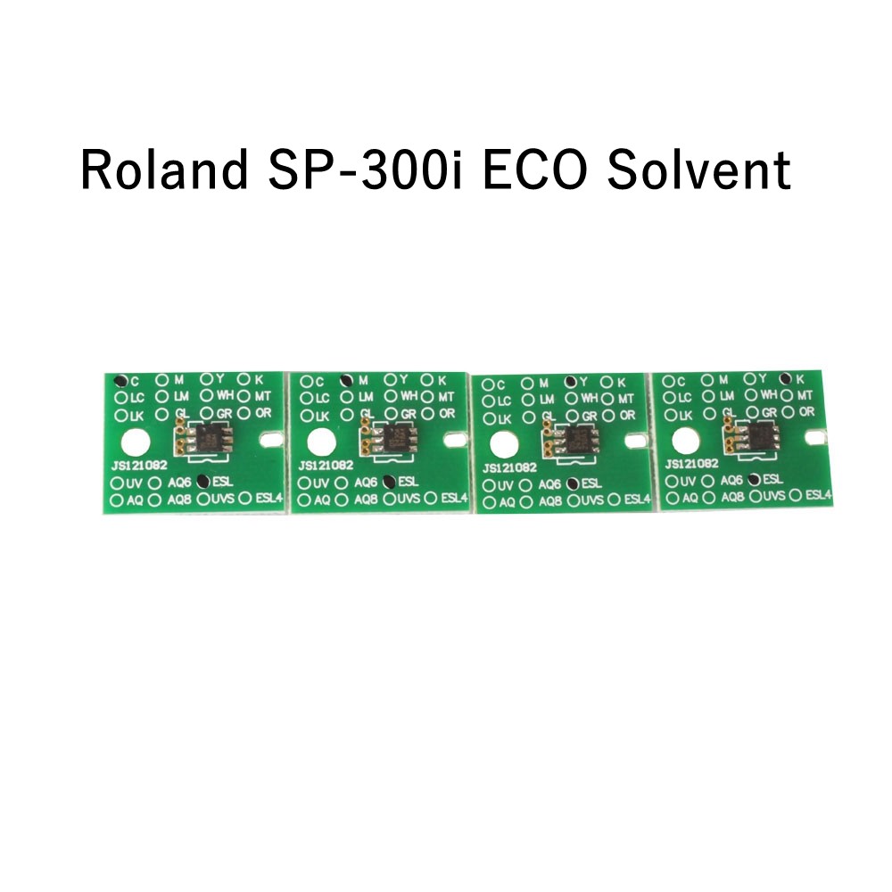 4pcs / set Permanent ECO Solvent Chips for Roland SP-300i - CMYK